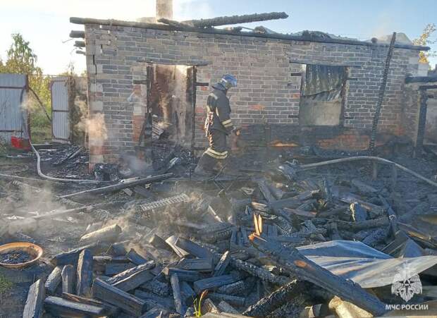 Один человек погиб при пожаре в Удмуртии