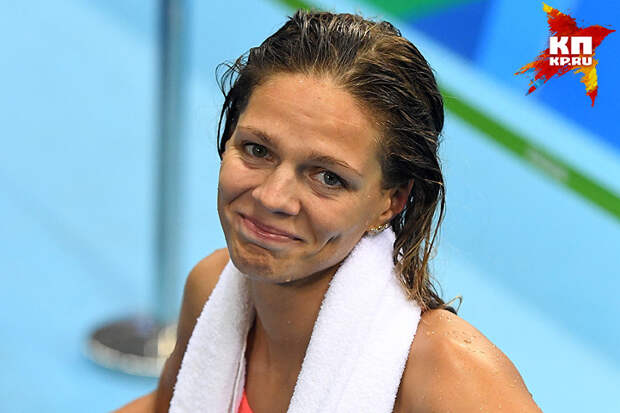 Юлия Ефимова, на которую под сводами бассейна в Рио обрушился негатив с трибун.
