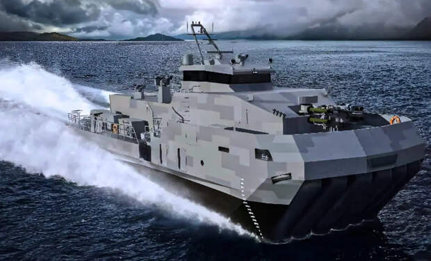 Проект многоцелевого скоростного безэкипажного судна Aircat Bengal MC