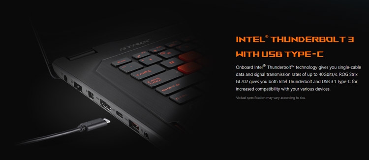 Ноутбук ASUS ROG Strix GL702VM