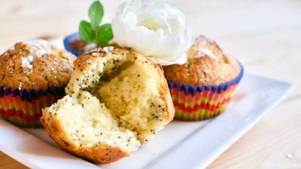 Кексы с маком