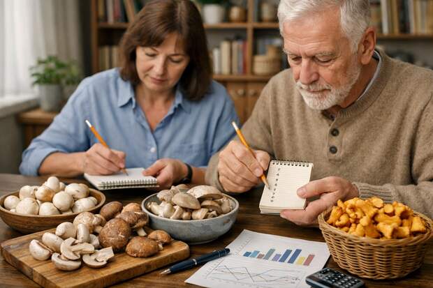 Частое употребление грибов идет на пользу пожилым с точки зрения памяти
