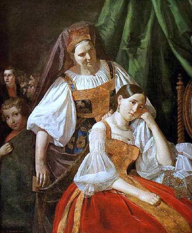 В.Е. Феклистов Приготовление невесты к венцу 1848 В.Е. Феклистов Приготовление невесты к венцу 1848