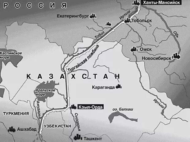 Реки Сибири не дают покоя Казахстану и Узбекистану