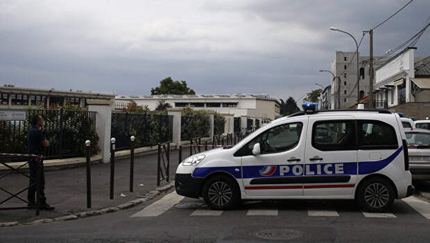 Полицейские автомобили во Франции. Архивное фото