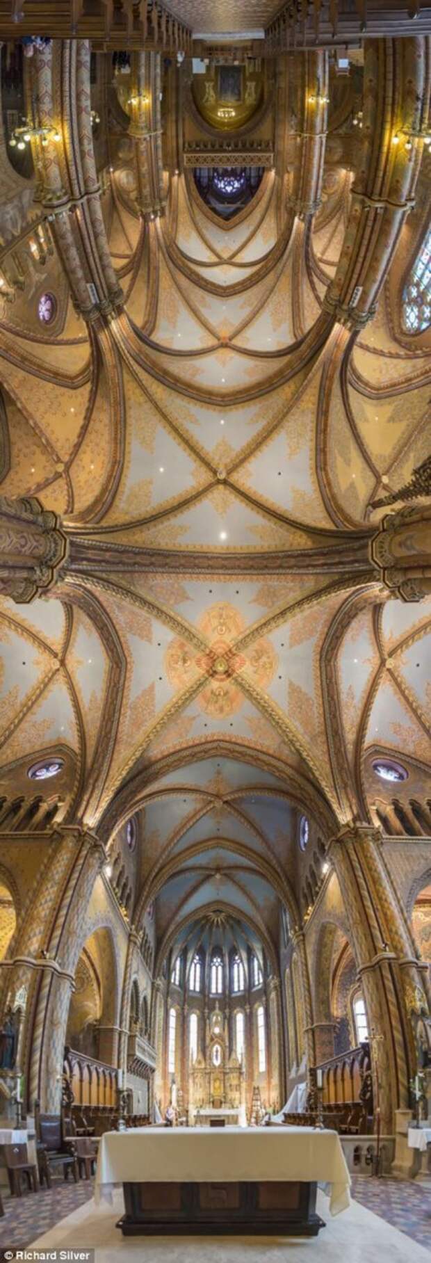 панорамные церковные потолки