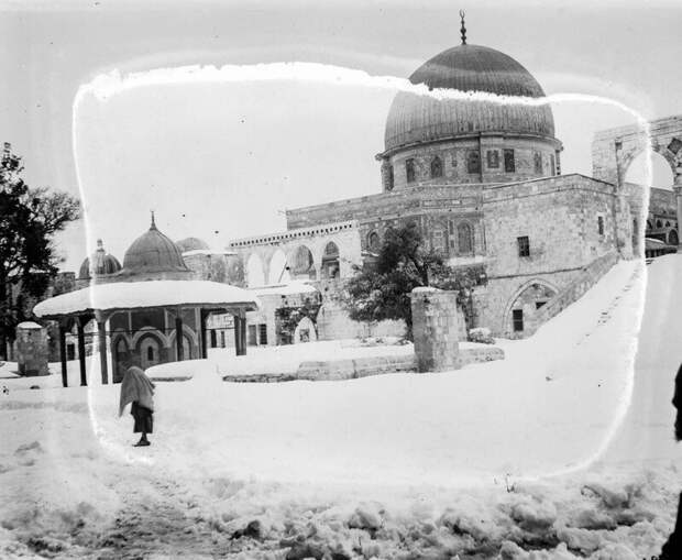 Иерусалим в снежных завалах: редкие фото 1921 года