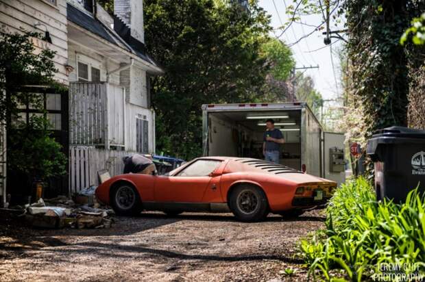 Lamborghini Miura - семейная реликвия провела 28 лет в сарае Miura, lamborghini, находка, олдтаймер