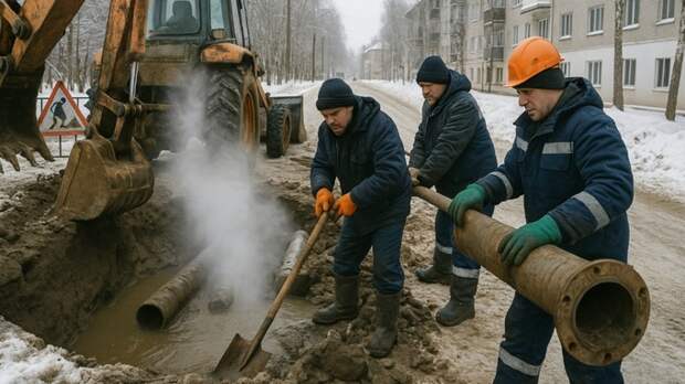 В Рубцовске силами энергетиков удалось значительно сократить зону отключения отопления