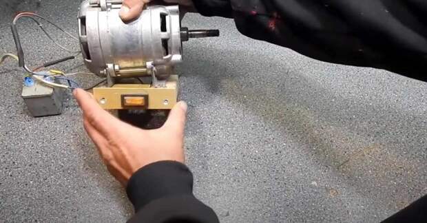 Как сделать станок из двигателя от стиральной машины