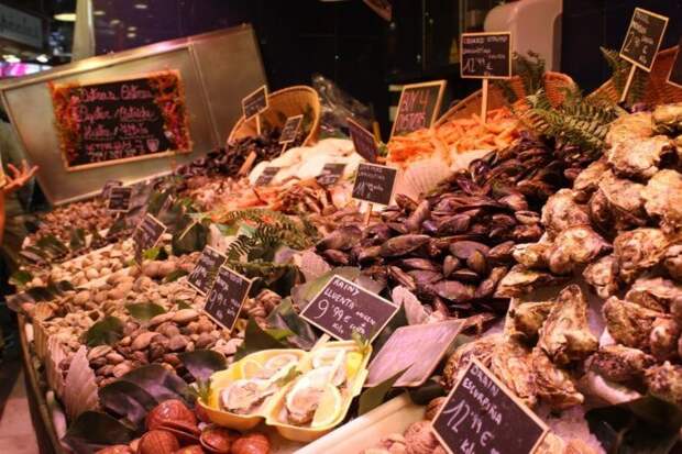 рынки морепродукты