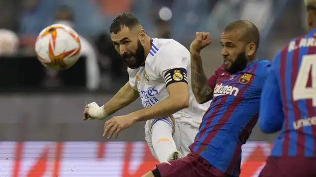 «Реал» в дополнительное время одолел «Барселону» в полуфинале Суперкубка Испании