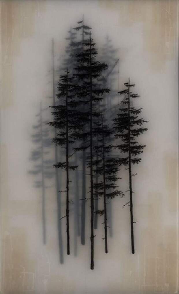 Brooks Shane Salzwedel. Работы, созданные с помощью карандашей, маркера и кальки.