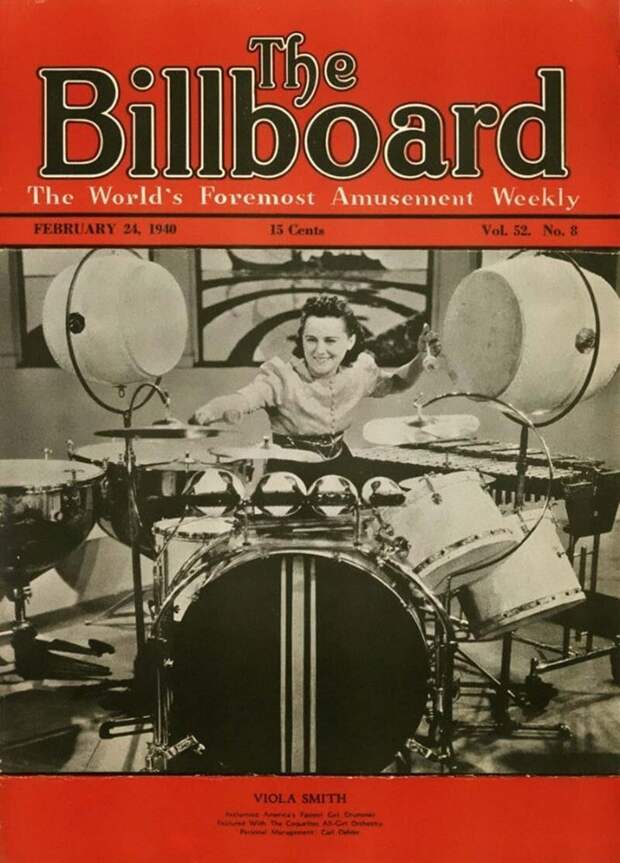 Она даже была представлена на обложке журнала «The Billboard» в 1940 году Виола Смит, в мире, история, люди, музыка, талант