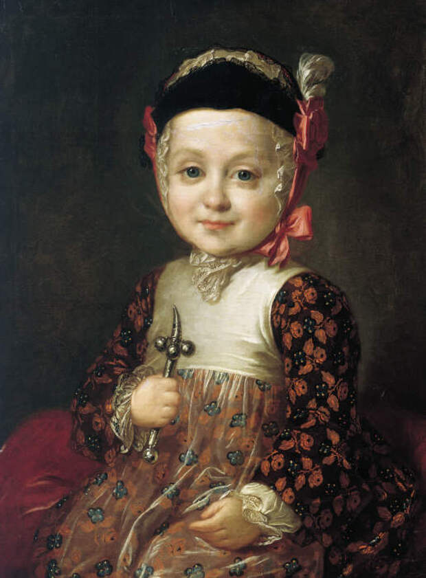 Алексей Бобринский, сын Екатерины II, портрет кисти Фёдора Рокотова.