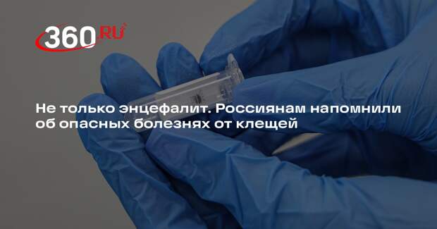 Врач Звонков: клещи в Центральной России переносят болезнь Лайма