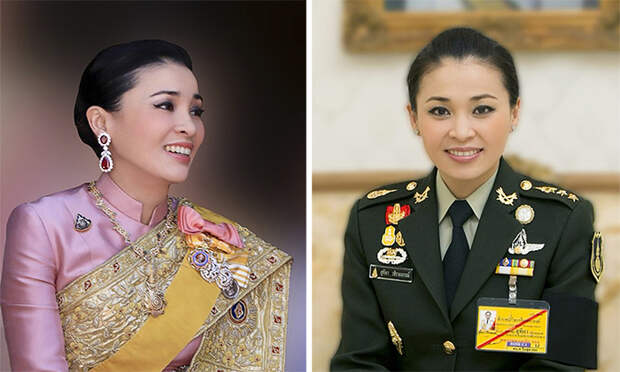 Новая королева Таиланда — бывшая стюардесса, любящая позировать в военной форме