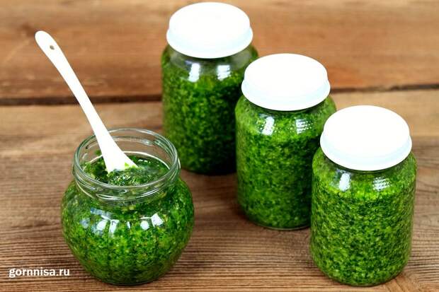 Рецепт недели – Соленая паста из черемши или зеленого чеснока