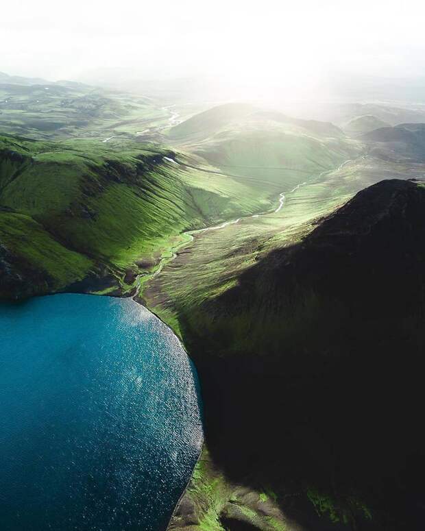 Исландия сверху: захватывающие воздушные снимки одной из самых фантастических стран