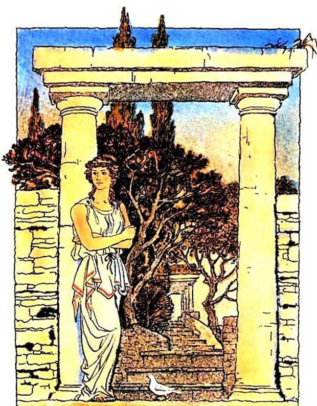 Красавица Алкмена - дочь царя Микен Электриона, жена Амфитриона, тиринфского царя-изгнанника