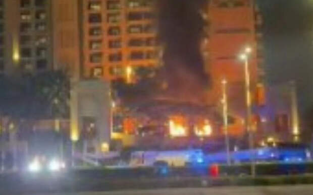 Рядом с домом: Девушка Павла Дурова сняла на видео последствия удара в Дубае