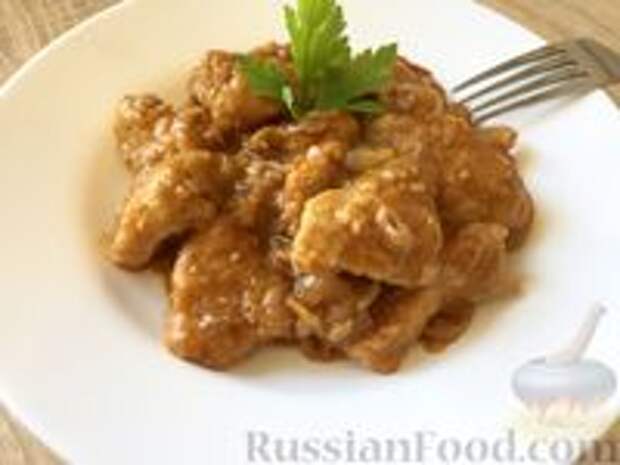 Фото к рецепту: Гуляш куриный