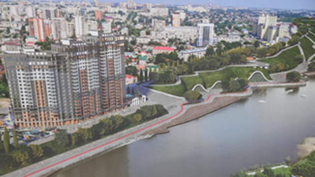 Проект набережной / Фото: barnaul.press 