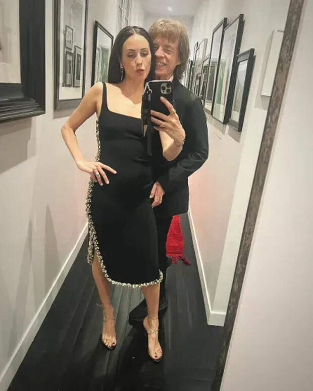 Мелани Хэмрик и Мик Джаггер