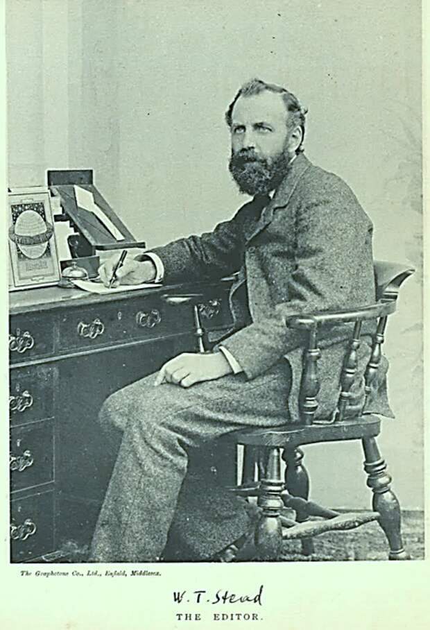 15 апреля 1912 года утонул «Титаник». Среди погибших – известный английский журналист и борец с дьяволом Уильям Томас Стэд. Он придумал жанр журналистских расследований, его называли основателем таблоидов, он всю свою жизнь посвятил борьбе за правду, Первым начал борьбу против детской проституции, пропагандировал принцип «Мир через Арбитраж», был вероятным претендентом на Нобелевскую премию мира 1912 года, А также одним из пионеров журналистских расследований. Он предсказал свою смерть, а потом невозмутимо утонул вместе с легендарным кораблем XX века.// Родился: 5 июля 1849 г., Нортамберленд. Умер: 15 апреля 1912 г. (62 года), «Титаник», Северная Атлантика.