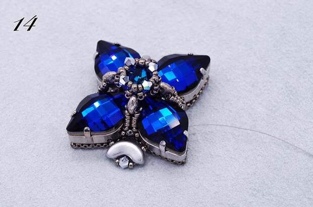 Создаем роскошное колье с кристаллами Swarovski