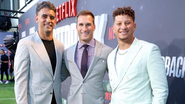 Marcus Mariota, Kirk Cousins, and Patrick Mahomes 