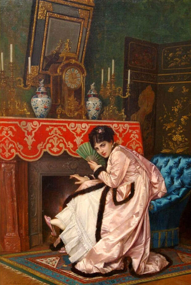 художник Огюст Тульмуш (Auguste Toulmouche) каротины - 23