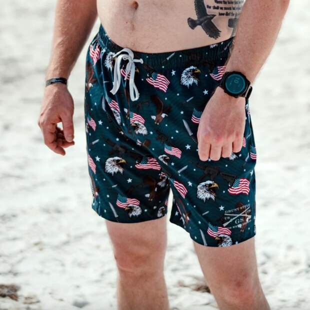 Grunt Style Grunt Trunks in Tac Eagle design