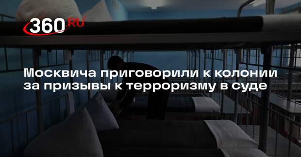Москвич получил 6 лет колонии за призывы к терроризму в зале суда