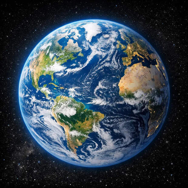 "Орион" сделал редкий снимок Земли с расстояния 70 тысяч километров