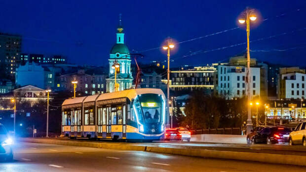 Собянин: в Москве началось строительство двух новых участков трамвайных путей