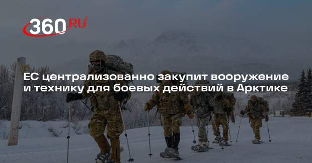 ЕС централизованно закупит вооружение и технику для боевых действий в Арктике