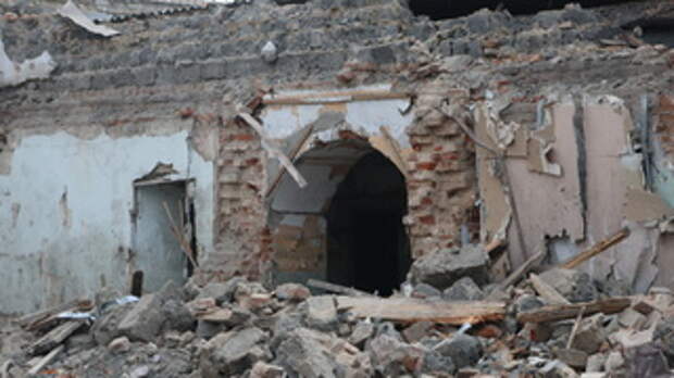 Снос старинного здания в Барнауле / Фото: amic.ru