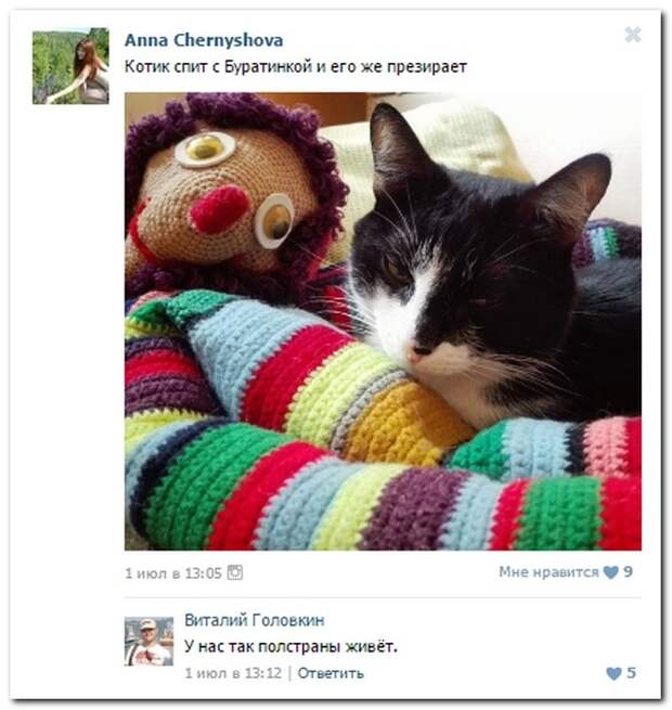 Прикольные комментарии из социальных сетей Прикольные комментарии из социальных сетей