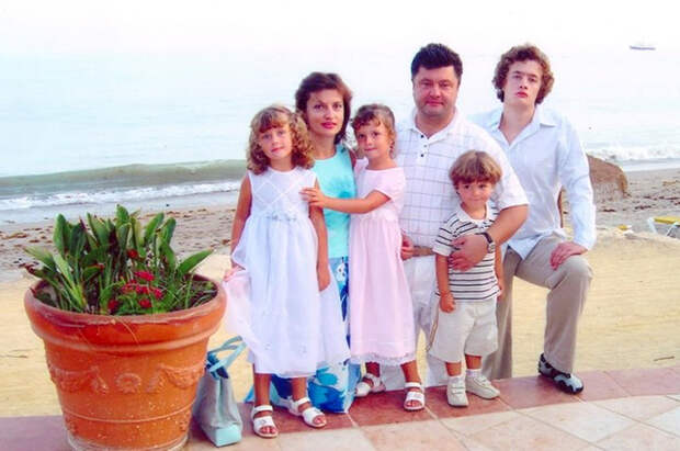 Петр и Марина Порошенко с детьми