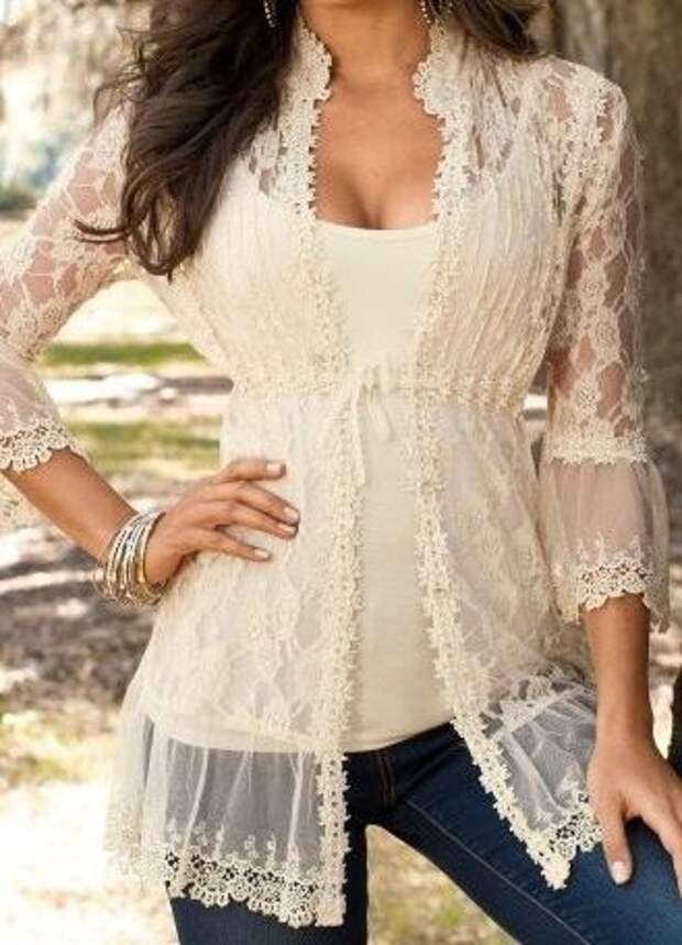 Lace top: 