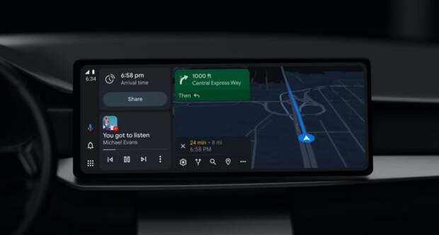 Android Auto получает новый внешний вид и новые функции