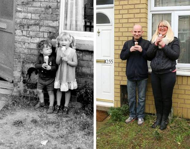 Фотограф находит людей, которых он снимал 40 лет назад, и воссоздает кадры с ними