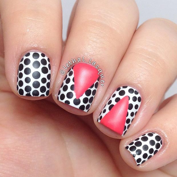 Cool-Polka-Dot-Nail-Design