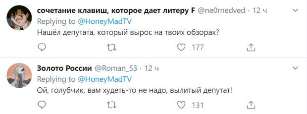 Мэддисон депутат