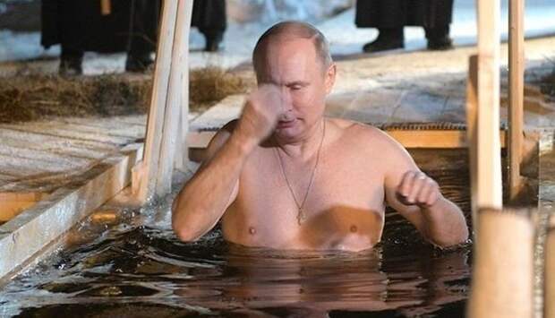 Владимир Путин окунулся в прорубь на Крещение | Продолжение проекта «Русская Весна»