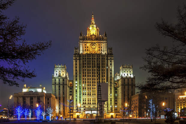 Огни ночной Москвы перед Новым годом!