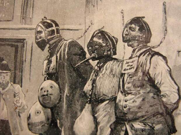 Средневековые маски стыда