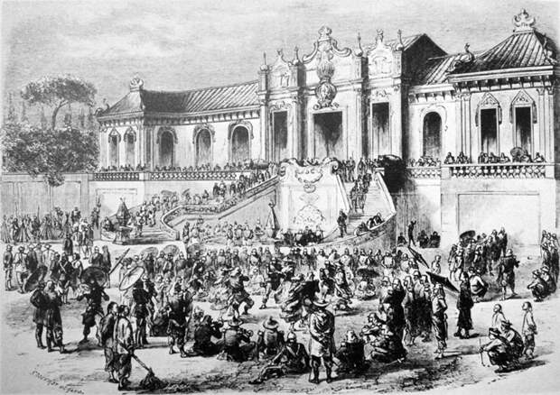 Looting of the Old Summer Palace by Anglo-French forces in 1860 during the Second Opium War