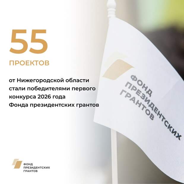 Нижегородская область заняла первое место в ПФО по итогам конкурса грантов